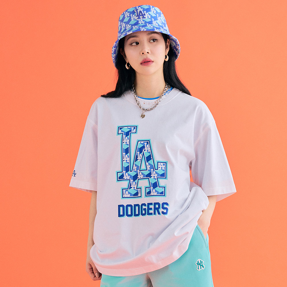 【MLB】短袖T恤 MONOGRAM系列 洛杉磯道奇隊(3ATSM0334-07NYD) 歷史價格詳細信息