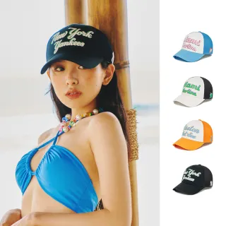 【MLB】可調式棒球帽 網帽 MONOGRAM系列 紐約洋基隊(3AMCM0223-50CRS) 歷史價格詳細信息
