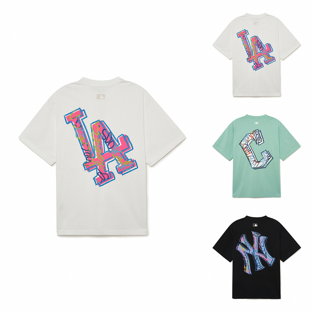 【MLB】短袖T恤 POP ART系列 舊金山巨人隊(3ATSL0433-14LDL) 歷史價格詳細信息