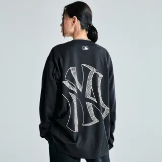 MLB 背後大Logo長袖大學T 紐約洋基隊 (3AMTB0224-50CRS)【官方旗艦店】 歷史價格詳細信息