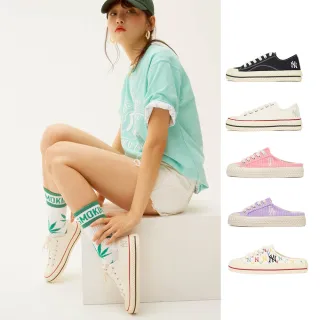 [鞋多多]MLB Chunky Liner Classic MLB 紐約洋基隊 藍白 復古老花 防滑耐磨中邦板鞋男女同款 歷史價格詳細信息