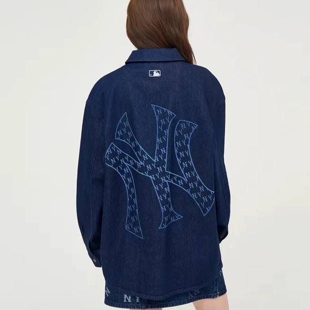 【MLB】MONOGRAM牛仔丹寧短褲 Checkerboard系列 紐約洋基隊(3FDPM0323-50BLS) 歷史價格詳細信息