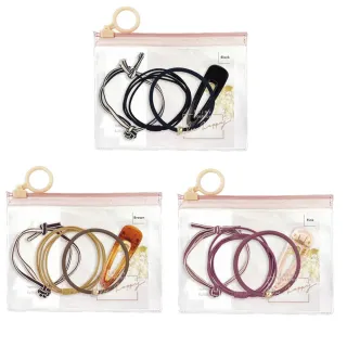 【台隆手創館】髮夾髮圈組(含髮圈*3、髮夾*2) 歷史價格詳細信息