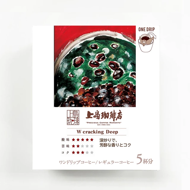 【上島珈琲店】上島特調濾掛咖啡4盒(共20包;12g*5入/盒;來自日本人氣咖啡店) 歷史價格詳細信息