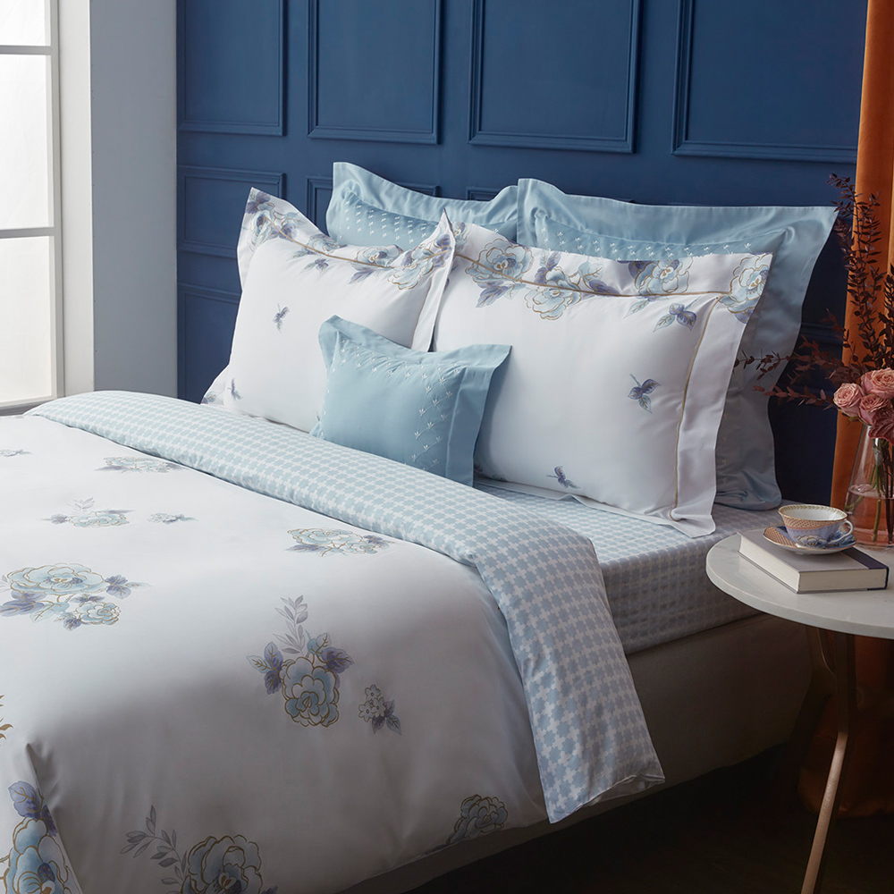 【WEDGWOOD】100%天絲床包兩用被套枕套四件組-任選(雙人) 歷史價格詳細信息