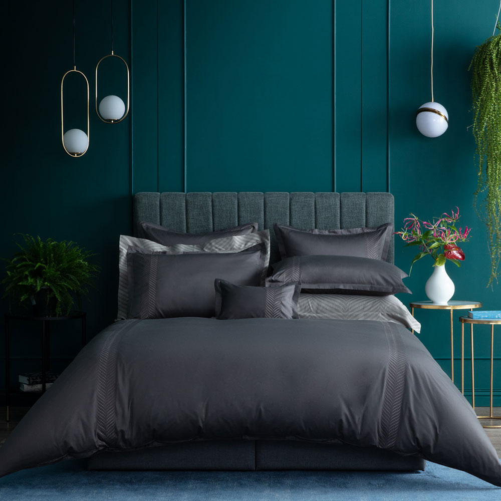 【WEDGWOOD】400織長纖棉刺繡床包被套枕套四件組-葉之華(特大) 歷史價格詳細信息