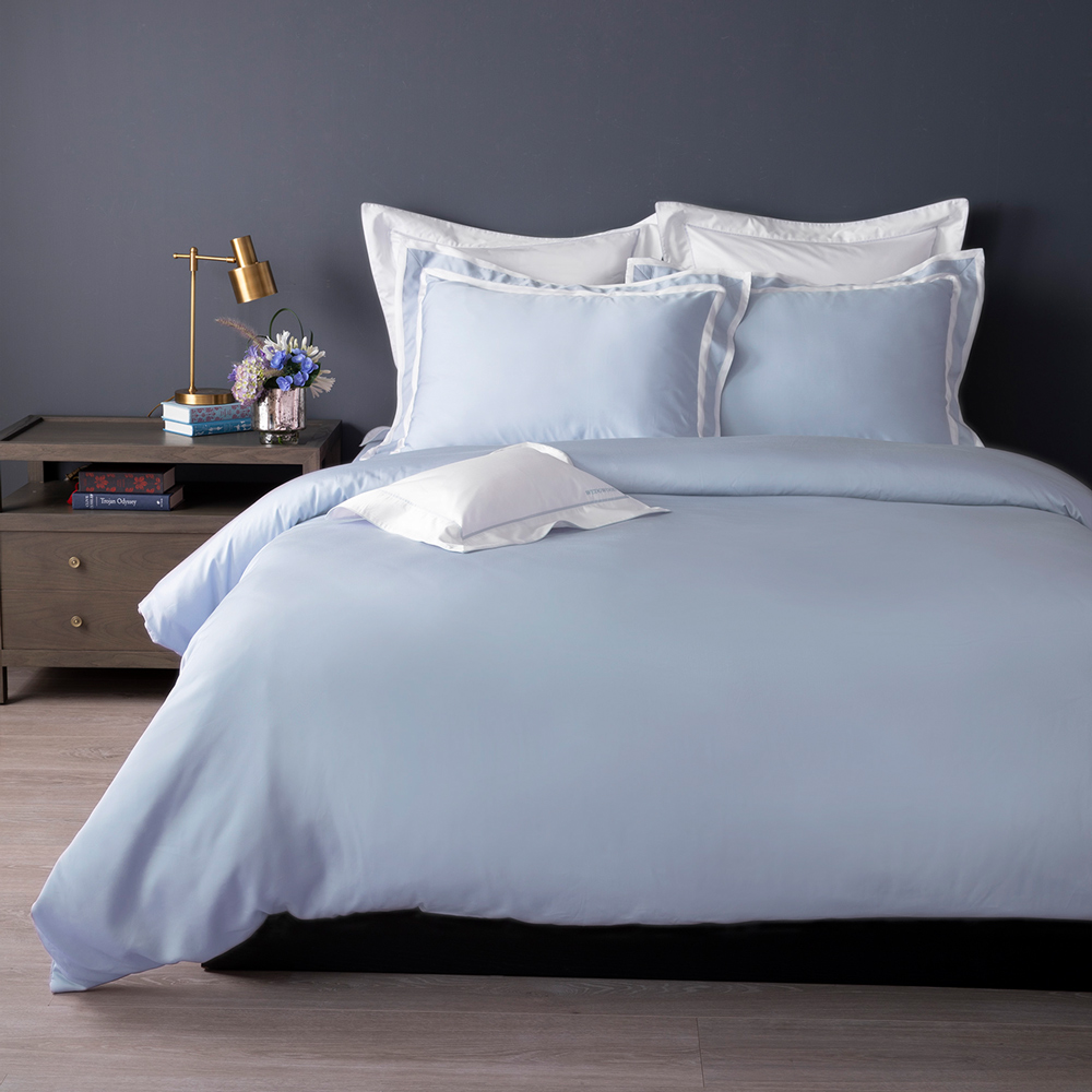 【WEDGWOOD】100%簡約天絲兩用被套床包組天藍-雙人 歷史價格詳細信息