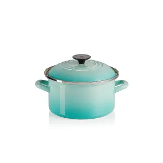 LE CREUSET-琺瑯便利湯鍋20cm (海洋之花-金頭-內鍋白) 歷史價格詳細信息