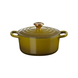 【Le Creuset】典藏琺瑯鑄鐵鍋圓鍋 22cm(綠光森林-鋼頭) 歷史價格詳細信息