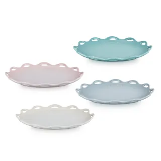 LE CREUSET-瓷器蕾絲花語系列蛋糕架17cm (蛋白霜/銀灰藍/悠然綠/貝殼粉) 歷史價格詳細信息