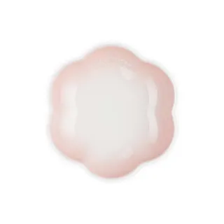 Le Creuset 繁花系列 花形淺盤 餐盤 盛菜盤 造型盤 22cm 柔粉紫 歷史價格詳細信息