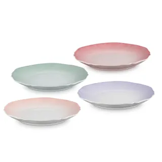 Le Creuset 南法花語系列 凡爾賽花園 不規則圓形深盤 盛菜盤 餐盤 20cm 芭蕾粉 歷史價格詳細信息