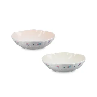 Le Creuset 南法花語系列 凡爾賽花園 不規則圓形深盤 盛菜盤 餐盤 20cm 芭蕾粉 歷史價格詳細信息