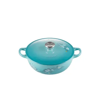 Le Creuset 琺瑯鑄鐵媽咪鍋 22cm 2.6L 礦石藍 法國製 歷史價格詳細信息