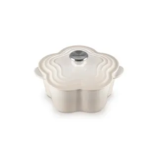 Le Creuset 山茶花鑄鐵鍋 20cm 2L 柔粉紫 花型鋼頭 法國製+蕾絲花恬系列 圓形淺盤 19cm 柔粉紫 歷史價格詳細信息