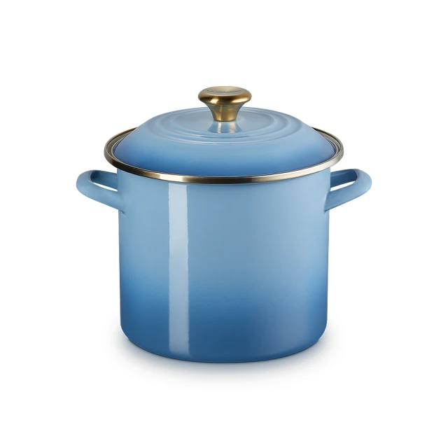 Le Creuset 琺瑯湯鍋18cm (貝殼粉/海岸藍)【老協珍官方】全台首發花型鋼頭 歷史價格詳細信息