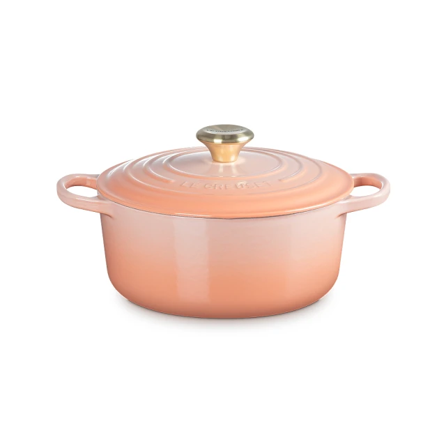 Le Creuset 琺瑯鑄鐵典藏圓鍋 24cm 4.2L 貝殼粉 法國製 歷史價格詳細信息