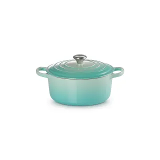 【Le Creuset】典藏琺瑯鑄鐵鍋圓鍋 22cm(綠光森林-鋼頭) 歷史價格詳細信息