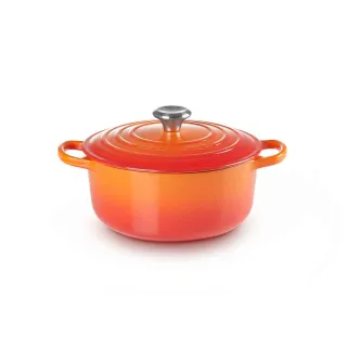 【Le Creuset】典藏琺瑯鑄鐵鍋圓鍋 22cm(綠光森林-鋼頭) 歷史價格詳細信息