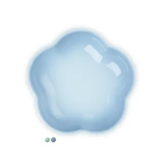 LE CREUSET-瓷器花型盤 23 cm (大) 2入 (海岸藍) 歷史價格詳細信息