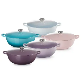 Le Creuset 琺瑯鑄鐵媽咪鍋 22cm 2.6L 礦石藍 法國製 歷史價格詳細信息
