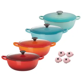 Le Creuset 琺瑯鑄鐵媽咪鍋 22cm 2.6L 礦石藍 法國製 歷史價格詳細信息