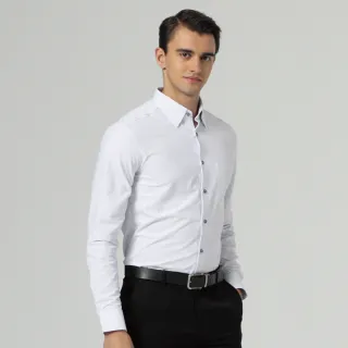 G2000 TECH WORK 15號  Dry ‧Fresh 白底紅虛線速乾機能收腰身長袖襯衫 33號  /30 歷史價格詳細信息