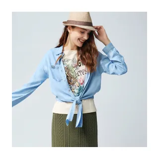 【Le Polka】個性街頭拼接牛仔外套 -女(丹寧) 歷史價格詳細信息