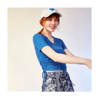 【Le Polka】V領落肩百搭針織上衣-女 歷史價格詳細信息