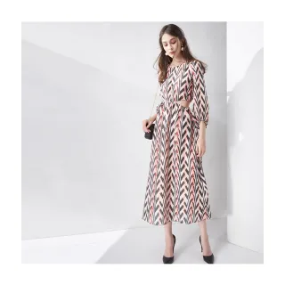 【Le Polka】腰彈性鬆緊合褶設計長寬褲-女 歷史價格詳細信息