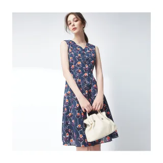 【Le Polka】手繪小花絲光棉及膝洋裝-女 價格比較,價格查詢,歷史價格詳細信息