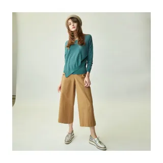 【Le Polka】腰彈性鬆緊合褶設計長寬褲-女 歷史價格詳細信息