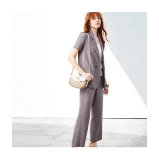 【Le Polka】西裝領修身針織外套-女 歷史價格詳細信息