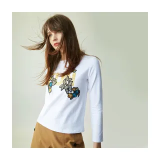 【Le Polka】花瓣織紋小蓋袖針織上衣-女 歷史價格詳細信息