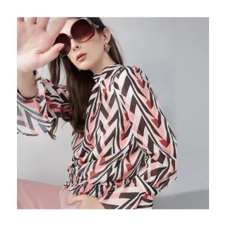 【Le Polka】復古女伶光澤造型上衣-女(薄長袖) 歷史價格詳細信息