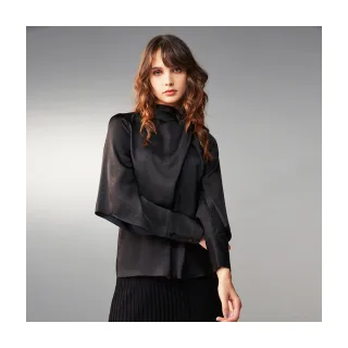 【Le Polka】復古女伶光澤造型上衣-女(薄長袖) 價格比較,價格查詢,歷史價格詳細信息