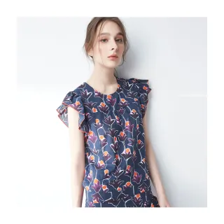 【Le Polka】手繪小花絲光棉及膝洋裝-女 歷史價格詳細信息