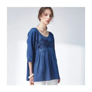 【Le Polka】輕柔浪漫風一字領上衣 歷史價格詳細信息