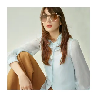 【Le Polka】透膚雪紡羽毛上衣-女 歷史價格詳細信息