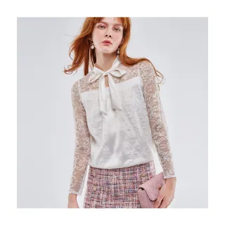 【Le Polka】立體織紋縮口短袖上衣-女 歷史價格詳細信息