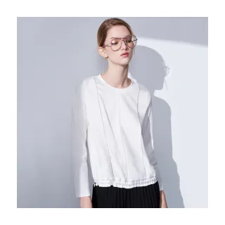 【Le Polka】純棉前開衩剪接設計長裙-女 歷史價格詳細信息