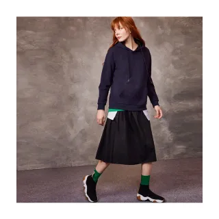 【Le Polka】剪接袖設計後拉鍊洋裝-女 歷史價格詳細信息