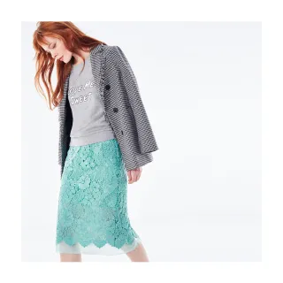 【Le Polka】湖水精靈透膚領口荷葉襯衫-女(薄長袖) 歷史價格詳細信息