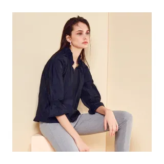 【Le Polka】造型褲口微喇叭七分褲-女 歷史價格詳細信息