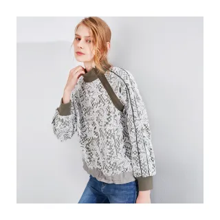 【Le Polka】鍊飾反摺袖寬版針織衫-女 歷史價格詳細信息