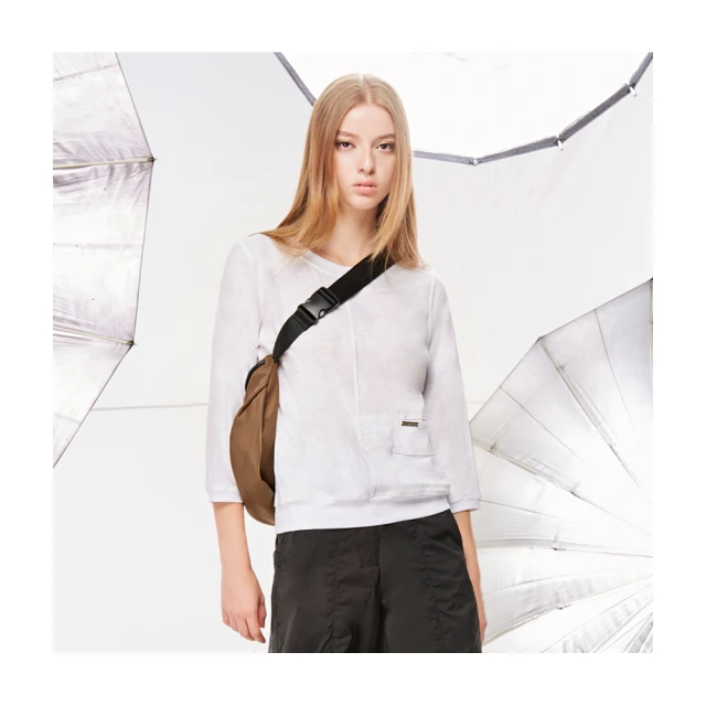 【Le Polka】不對稱活片拼接針織上衣-女(薄長袖) 歷史價格詳細信息