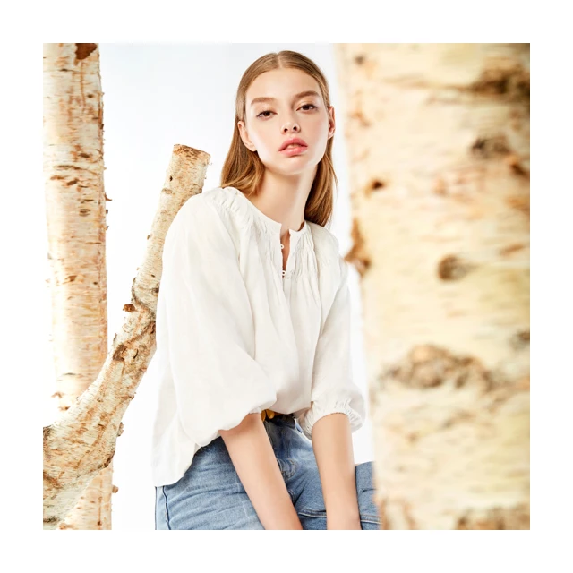 【Le Polka】後拉鍊活褶棉質Ａ字短裙-女 歷史價格詳細信息