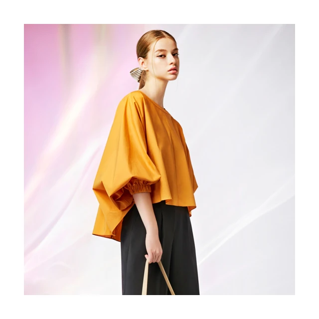 【Le Polka】陽光暖黃設計連帽上衣-女 歷史價格詳細信息