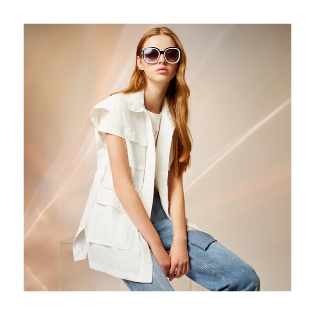 【Le Polka】剪接袖設計後拉鍊洋裝-女 歷史價格詳細信息