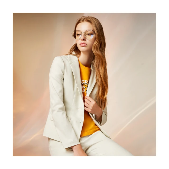 【Le Polka】西裝領修身針織外套-女 歷史價格詳細信息